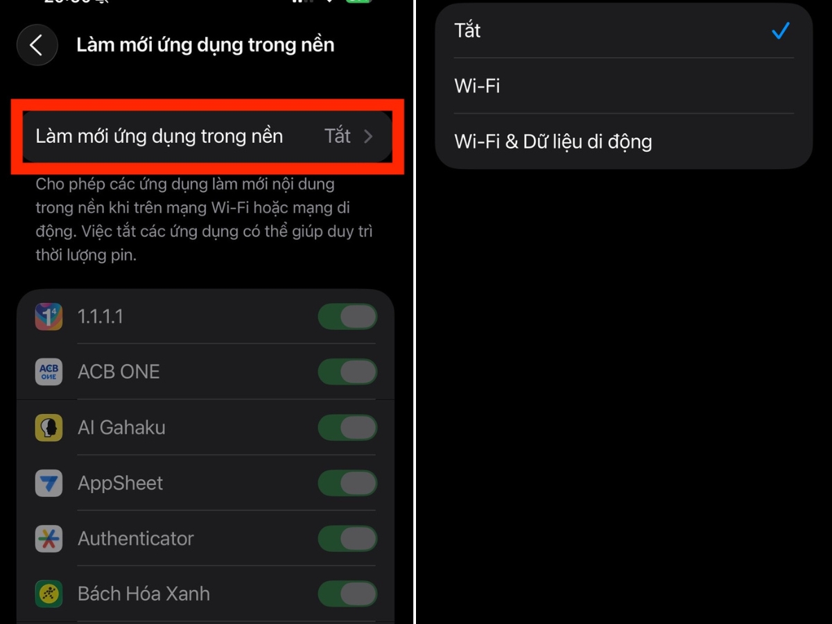 3 lựa chọn tuỳ chỉnh 3 lựa chọn tuỳ chỉnh