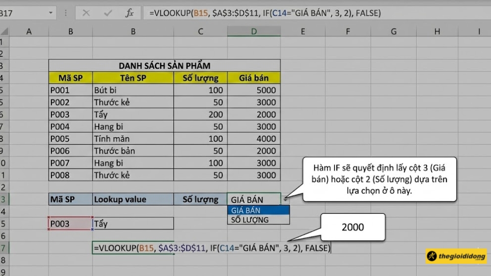Dùng IF để thay đổi cột trả về Dùng IF để thay đổi cột trả về