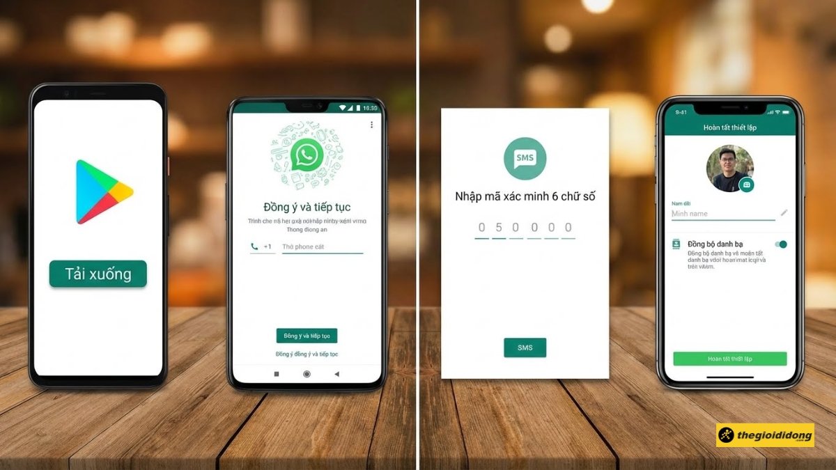 C&aacute;ch c&agrave;i đặt v&agrave; sử dụng WhatsApp tr&ecirc;n điện thoại