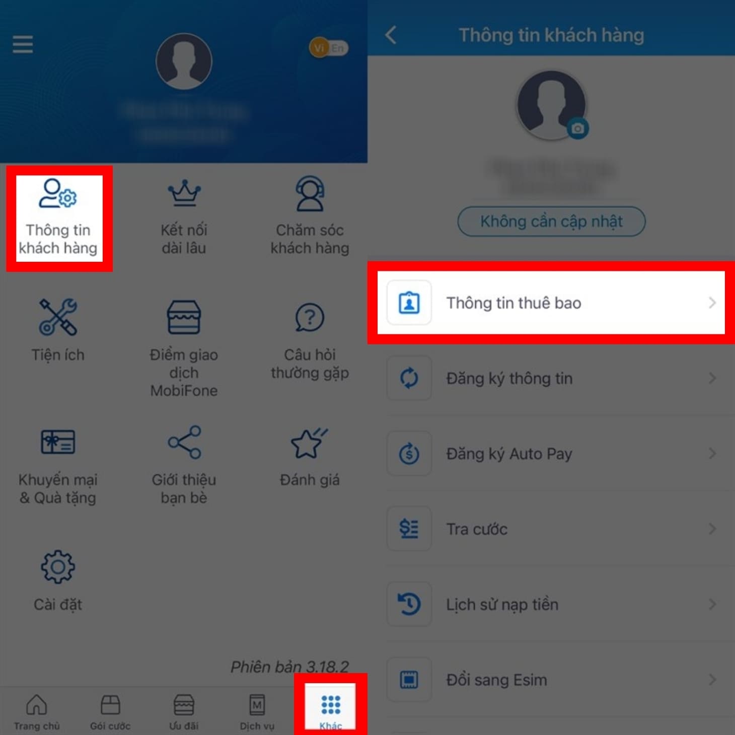 Bạn có thể sử dụng app My Mobifone để kiểm tra các thông tin về SIM Bạn có thể sử dụng app My Mobifone để kiểm tra các thông tin về SIM