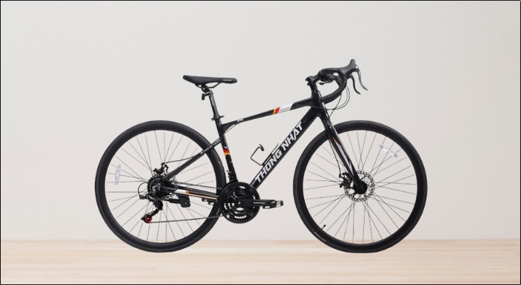 Xe Đạp Thể Thao Thống Nhất RPD V5 700C Đen với khung sườn làm từ chất liệu nhôm bền tốt, vững chắn, chịu được tải trọng 100 kg