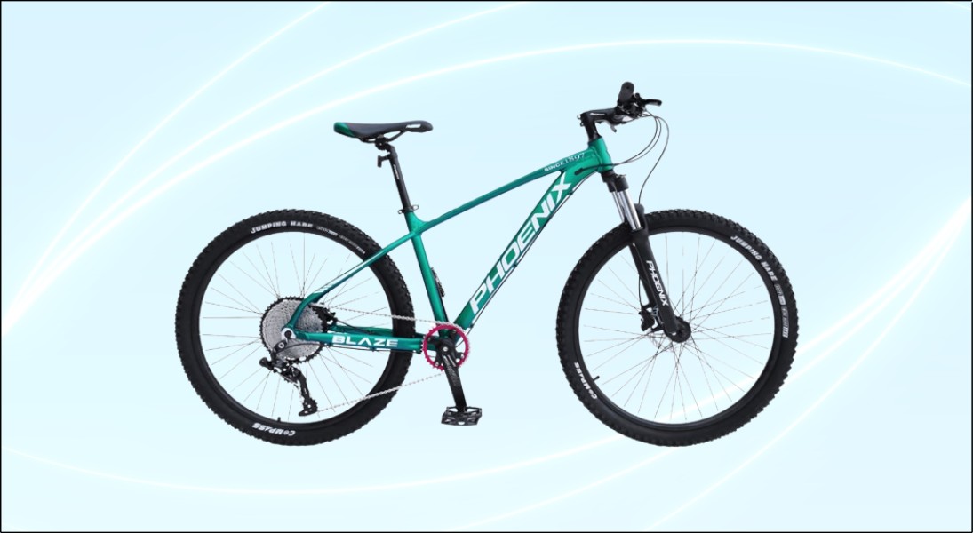 Xe Đạp Địa Hình MTB Phoenix Blaze 27.5 inch với khung xe thường làm từ hợp kim nhôm hoặc thép, chịu lực tốt