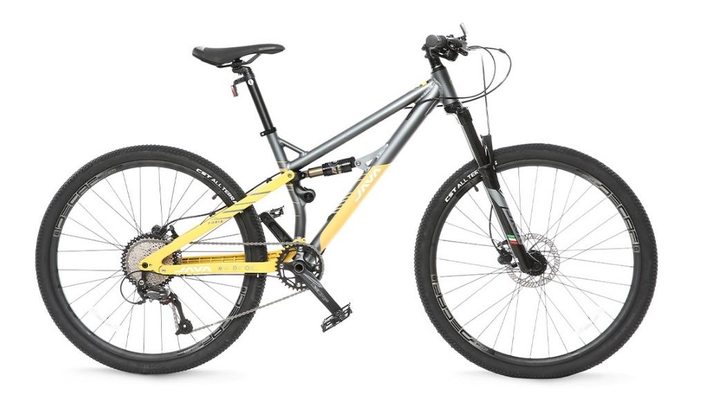 Xe Đạp Địa Hình MTB Java 650B-Furia-Sus-9S 27.5 inch Size M sở hữu diện mạo khỏe khoắn với tông màu đen mạnh mẽ