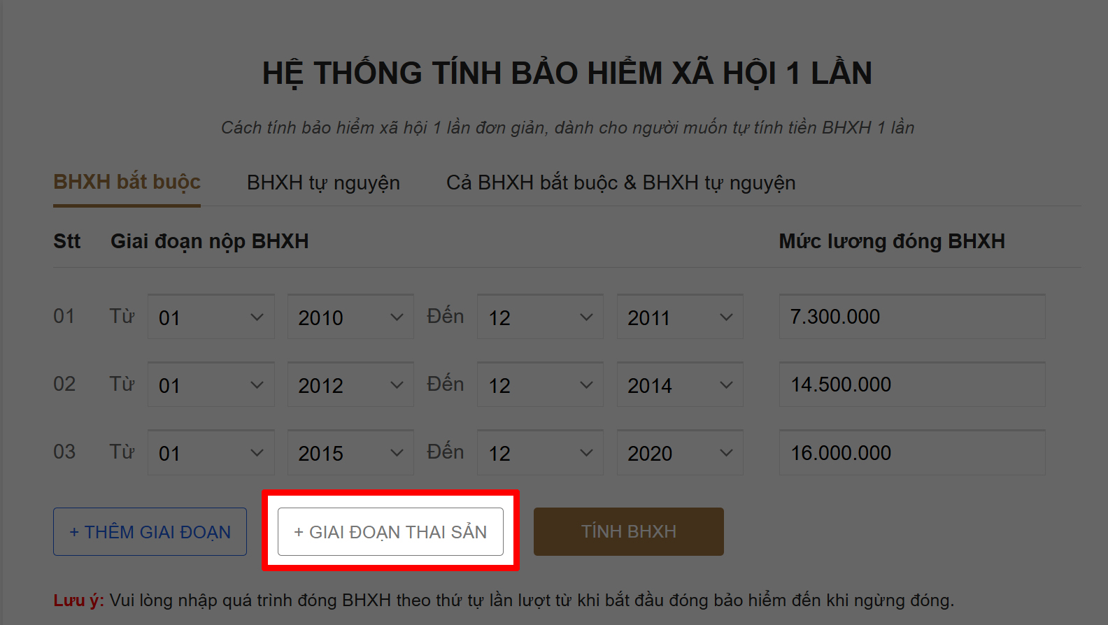 Cách tính Bảo hiểm xã hội 1 lần