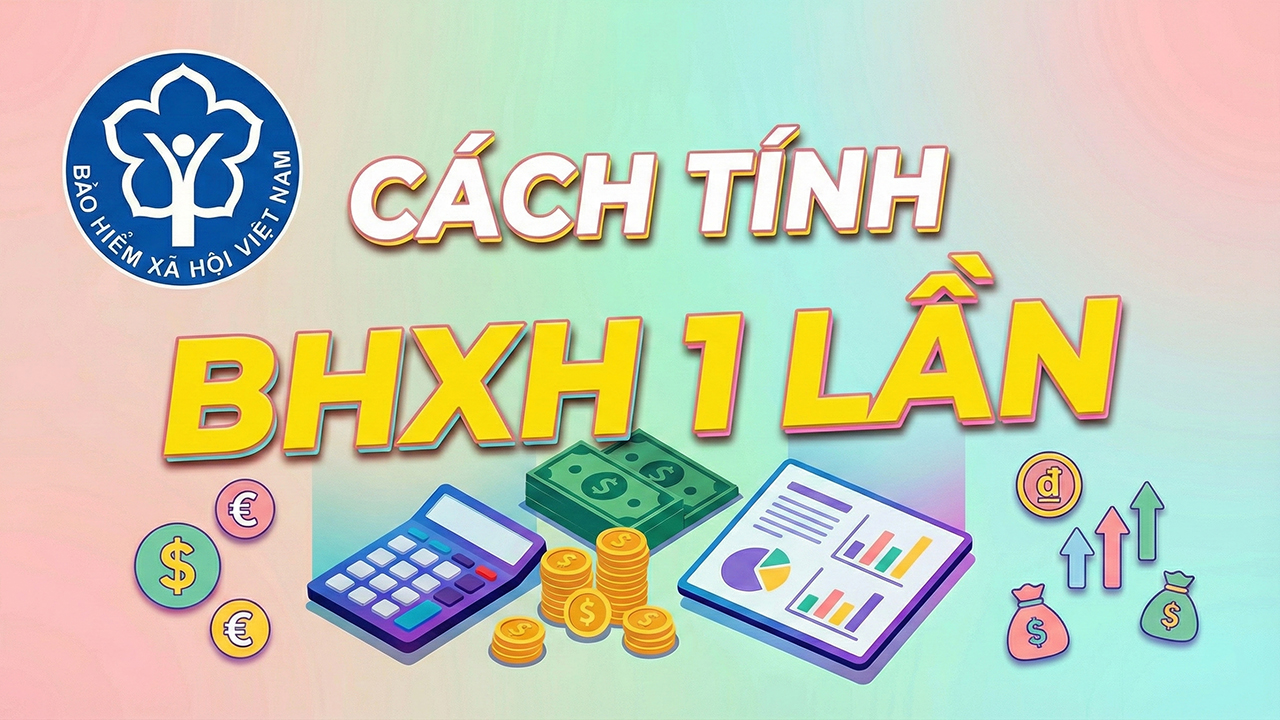 Cách tính Bảo hiểm xã hội 1 lần