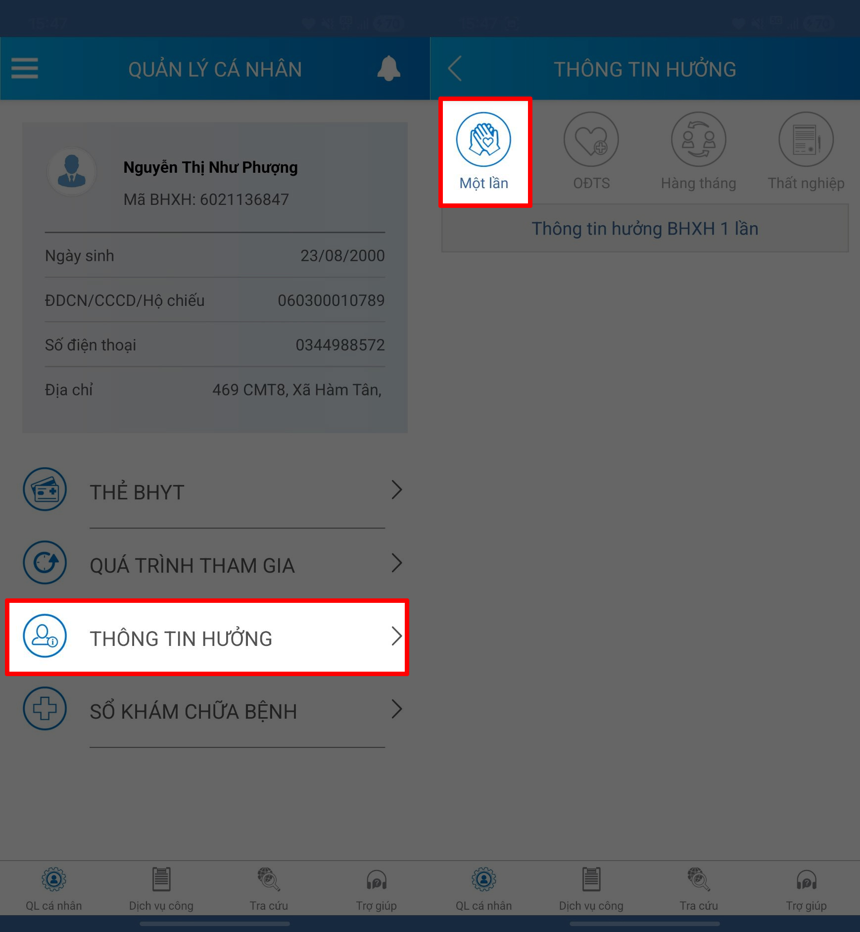 Cách tính Bảo Hiểm Xã Hội 1 lần trên VssID