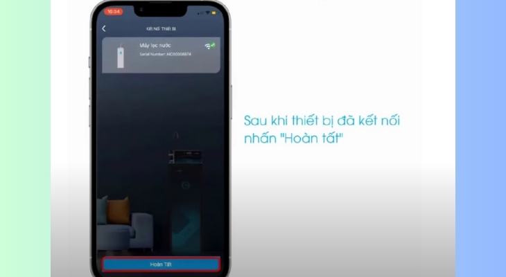 Hoàn tất việc kết nối