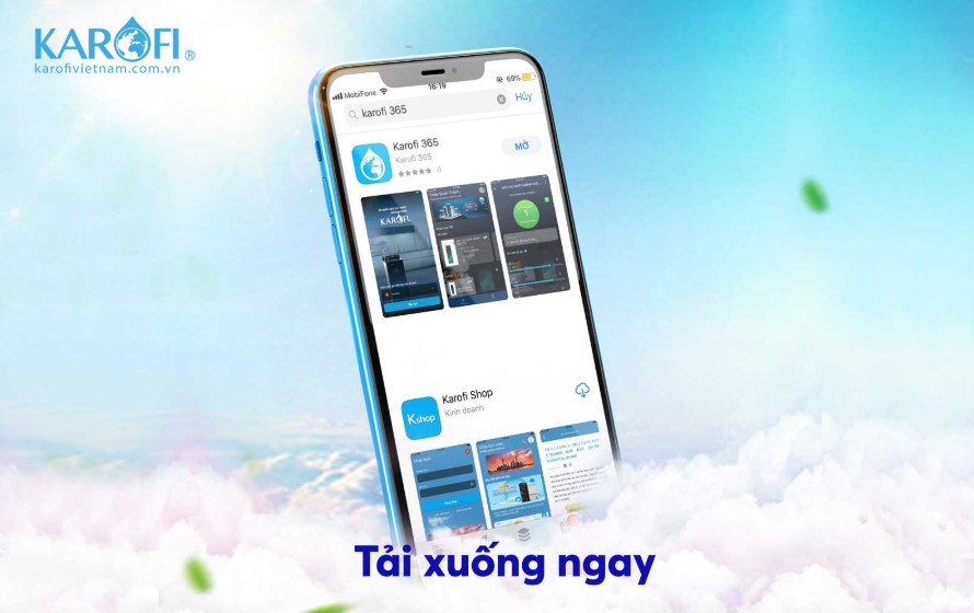 Tải ứng dụng Karofi 365 về thiết bị