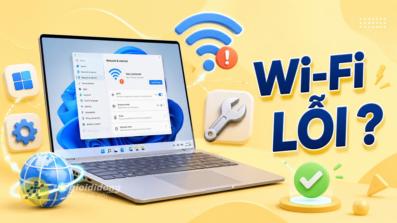 Cách khắc phục sự cố Wi-Fi trên Windows 11