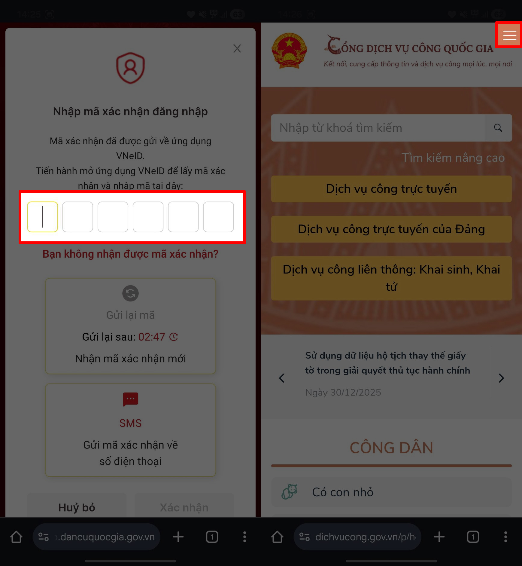 Cách đóng thuế đất online
