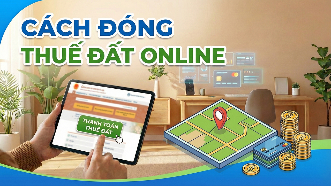 Cách đóng thuế đất online
