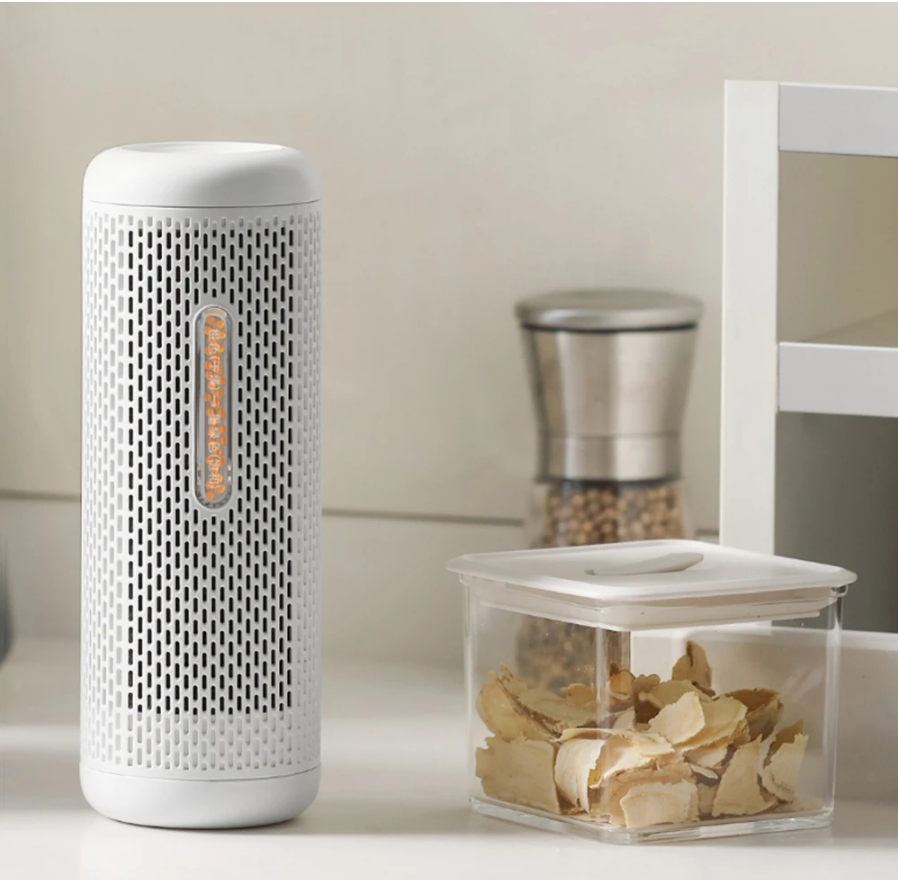 Máy hút ẩm Deerma có thiết kế nhỏ gọn, hiện đại, phù hợp với nhiều không gian