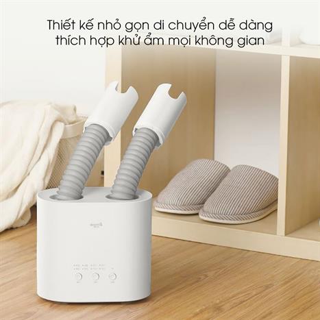 Máy sấy giày Deerma HX10W giúp giữ cho đôi giày của bạn luôn khô ráo, sạch sẽ và thơm tho