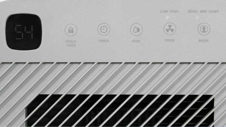 Cài đặt mức hiển thị độ ẩm trên máy hút ẩm Kangaroo KGDH20