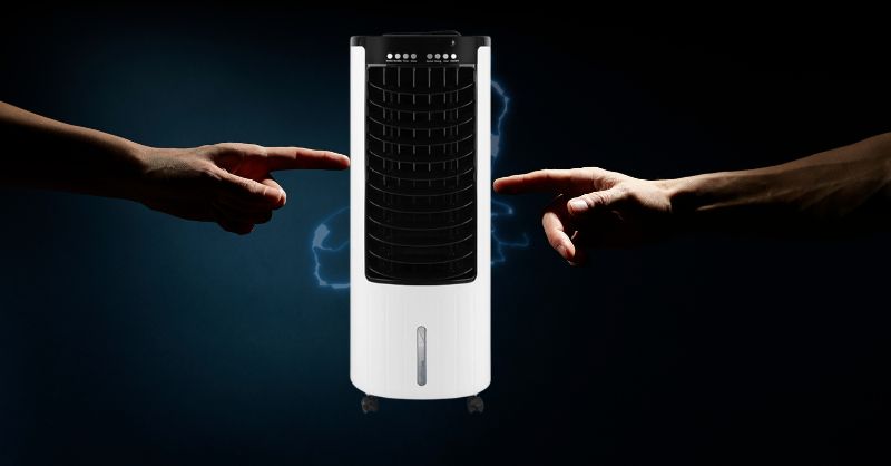 Cảm giác bị giật nhẹ khi chạm vào quạt điều hoà