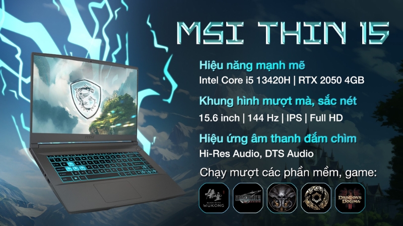 MSI Thin 15 B13UCX i5
