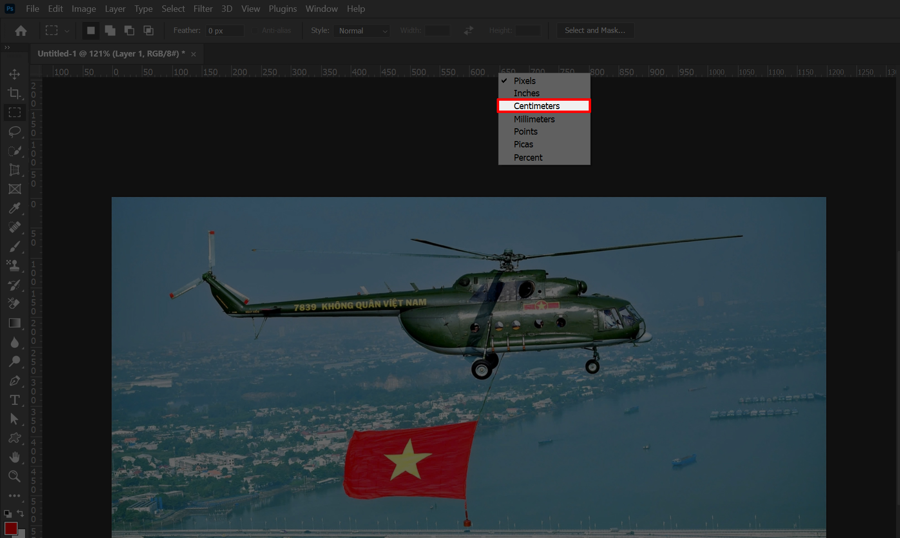 Cách đổi Pixel sang Cm trong Photoshop Cách đổi Pixel sang Cm trong Photoshop