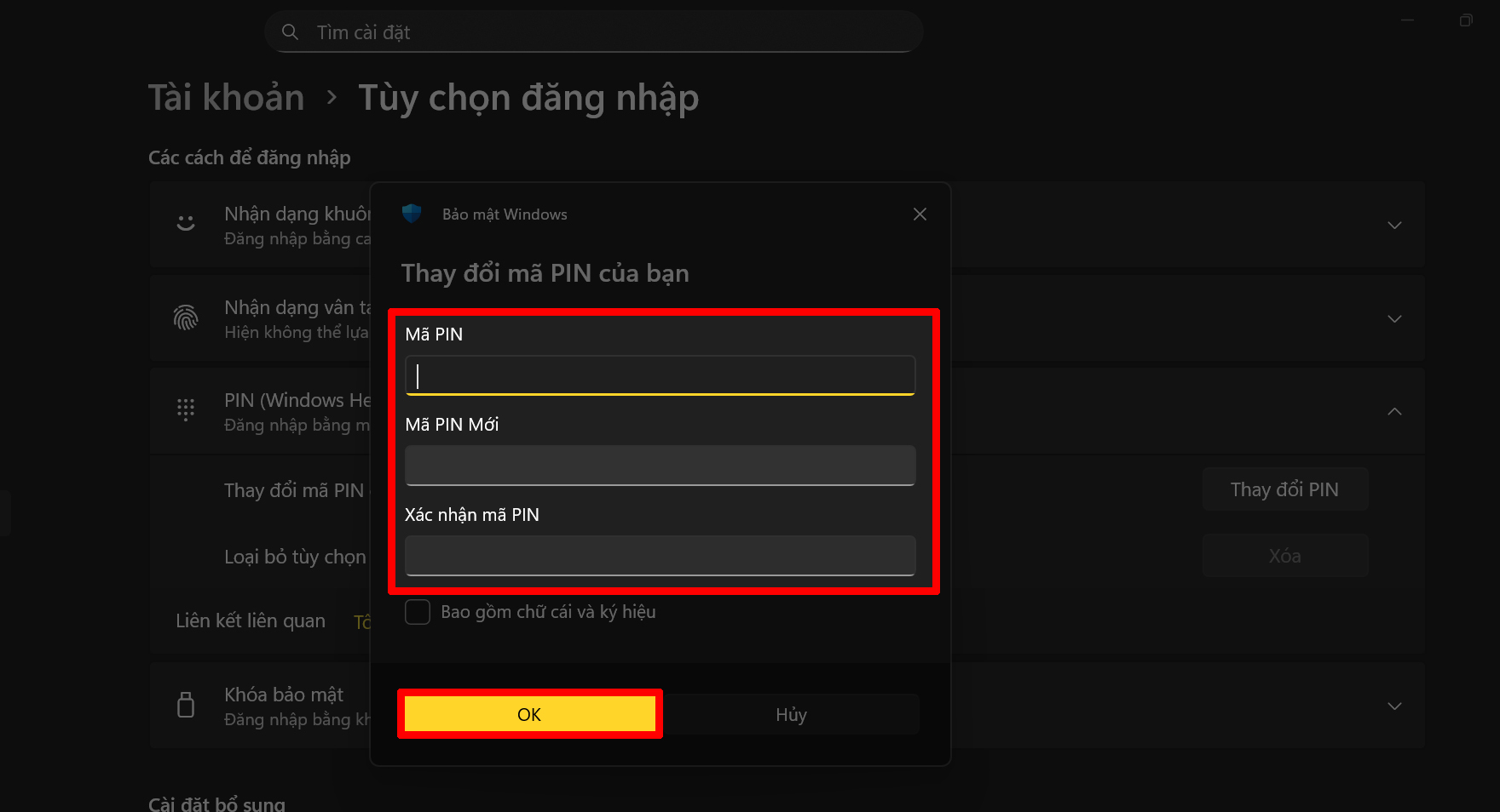 Cách đặt mật khẩu máy tính Windows 11 Cách đặt mật khẩu máy tính Windows 11