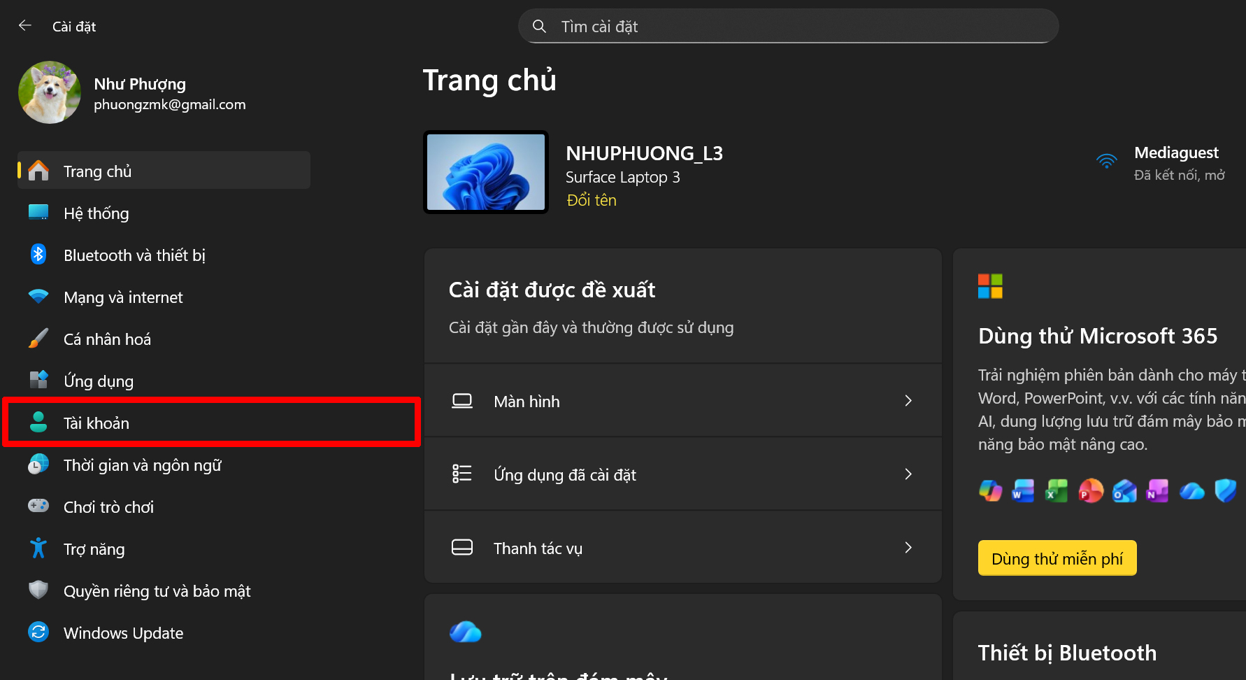 Cách đặt mật khẩu máy tính Windows 11 Cách đặt mật khẩu máy tính Windows 11