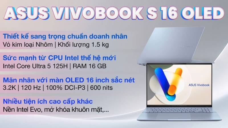 Asus Vivobook S 16 OLED Ultra 5