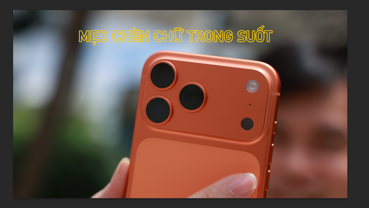 Cách Làm Chữ Trong Suốt Trong Photoshop