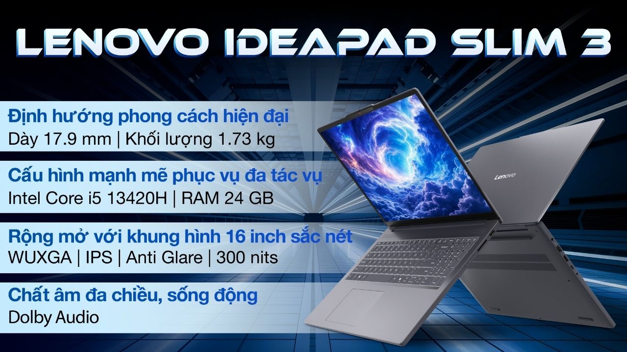 Laptop Lenovo IdeaPad Slim 3 16IRH10 Laptop Lenovo IdeaPad Slim 3 16IRH10