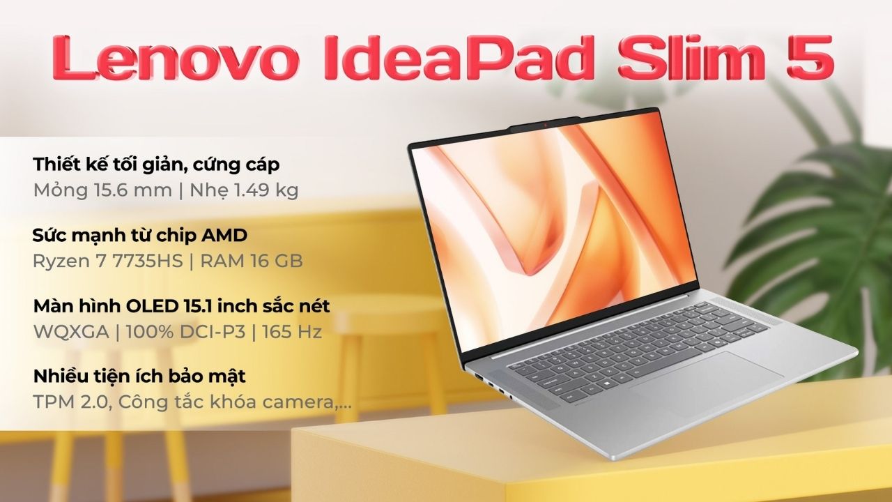 Laptop Lenovo IdeaPad Slim 5 OLED 15ARP10 Laptop Lenovo IdeaPad Slim 5 OLED 15ARP10
