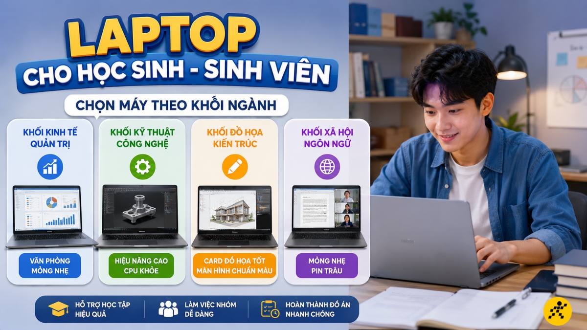 Laptop / MacBook - Công cụ học tập cốt lõi Laptop / MacBook - Công cụ học tập cốt lõi