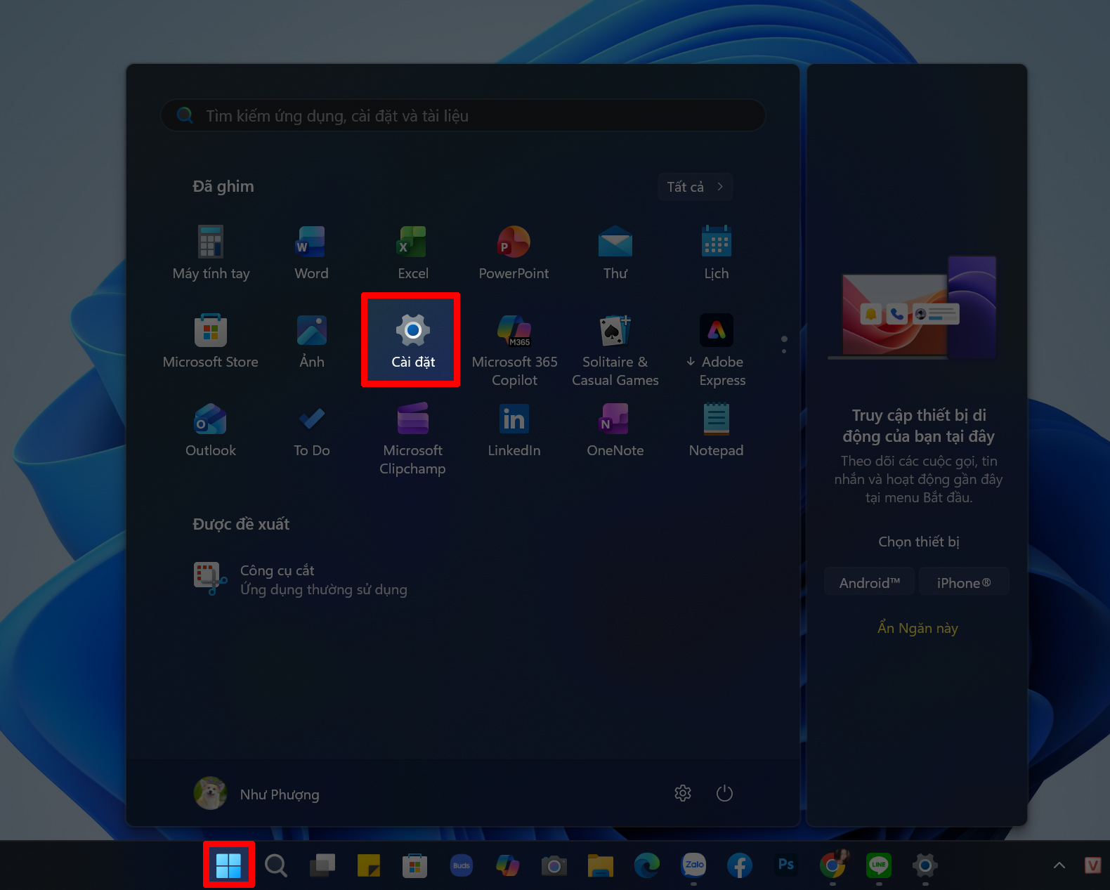 Tắt máy tính bằng nút nguồn
