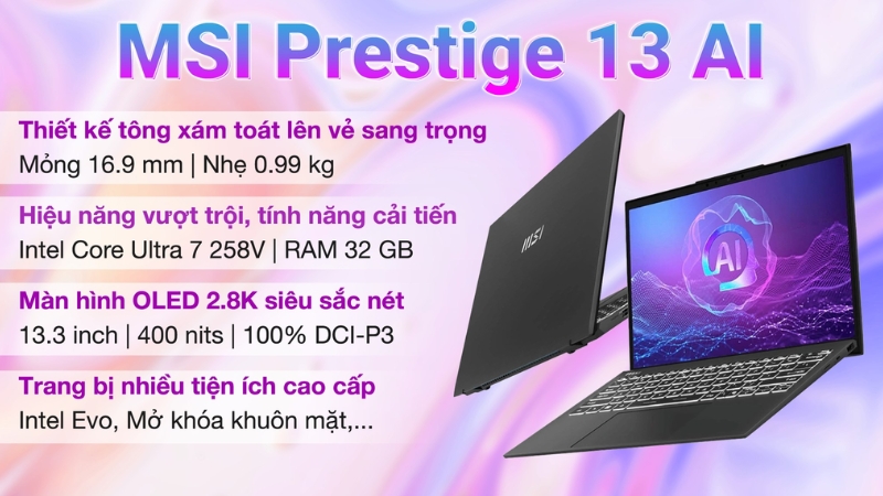 MSI Prestige 13 AI A2VMG