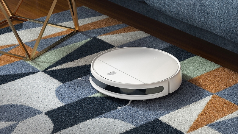 Robot hút bụi tự động làm sạch sàn nhà