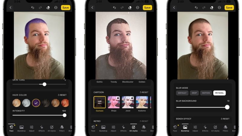 Chỉnh ảnh trên Lensa: AI Photo Editor Chỉnh ảnh trên Lensa: AI Photo Editor