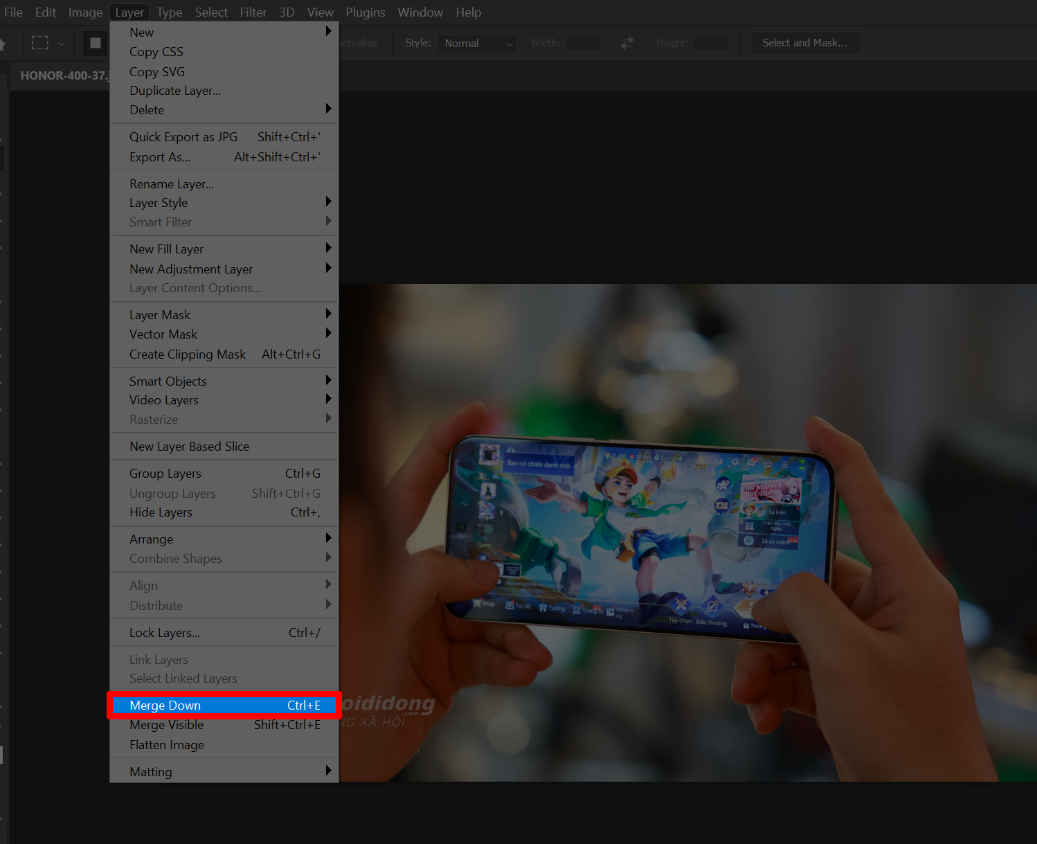 Cách Gộp Layer Trong Photoshop Cách Gộp Layer Trong Photoshop
