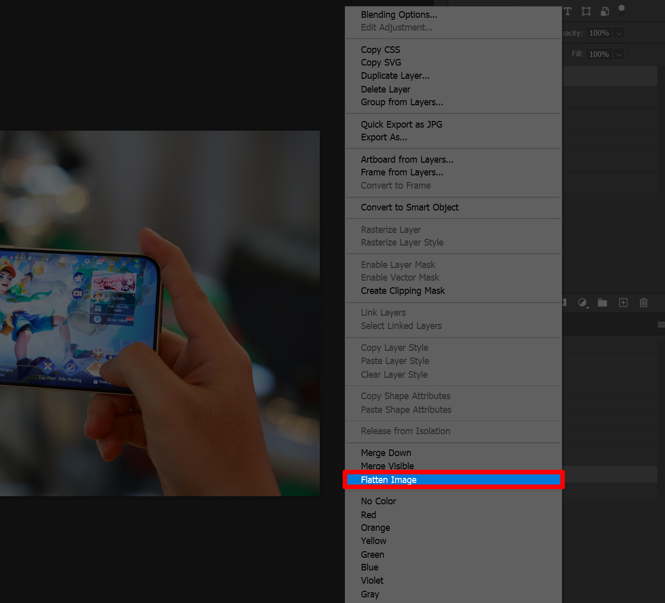 Cách Gộp Layer Trong Photoshop Cách Gộp Layer Trong Photoshop