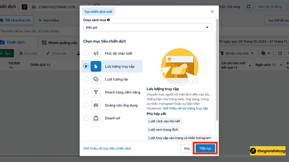 Chọn mục ti&ecirc;u ph&ugrave; hợp nhất
