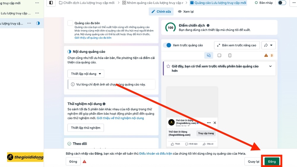 Nhấn Đăng để gửi quảng c&aacute;o đi x&eacute;t duyệt