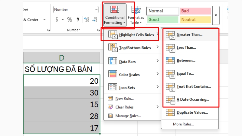 T&ocirc; m&agrave;u &ocirc; theo điều kiện