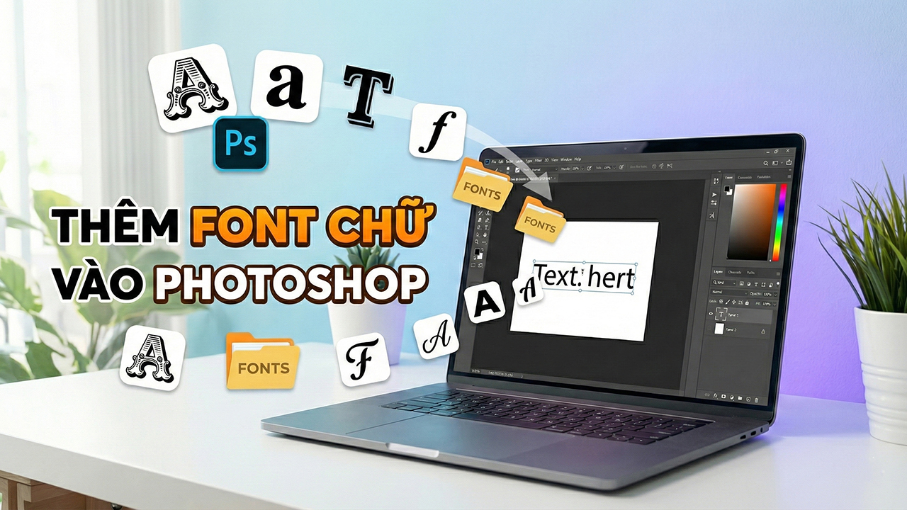 Cách Thêm Font Chữ Vào Photoshop Cách Thêm Font Chữ Vào Photoshop