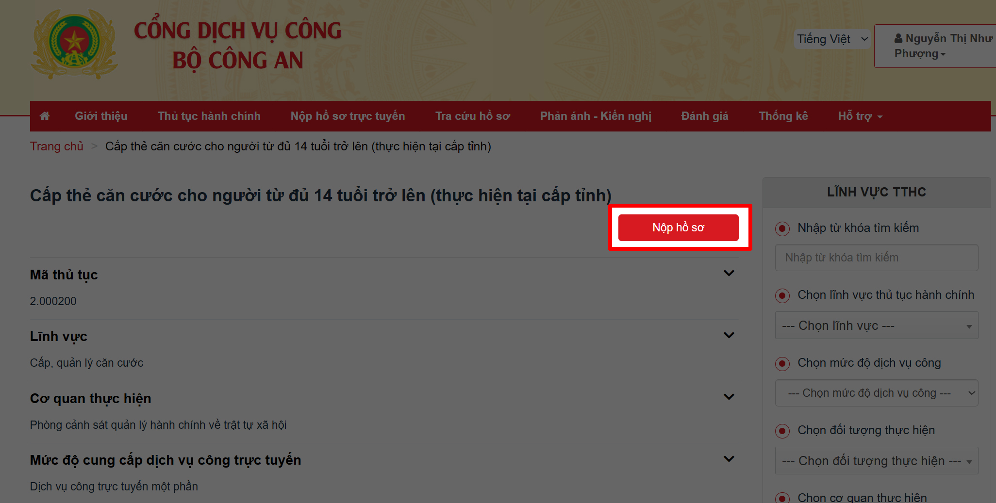 Cách chuyển từ thẻ CCCD sang thẻ Căn Cước
