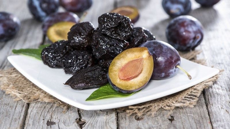 Mận khô là nguồn cung cấp i ốt phù hợp với người ăn chay