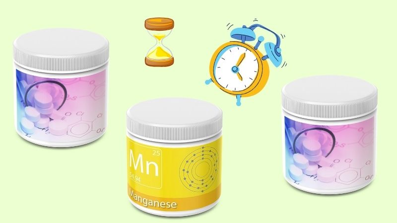 Uống thực phẩm bổ sung mangan cách thời điểm uống kháng sinh nhóm quinolone ít nhất 1 giờ 