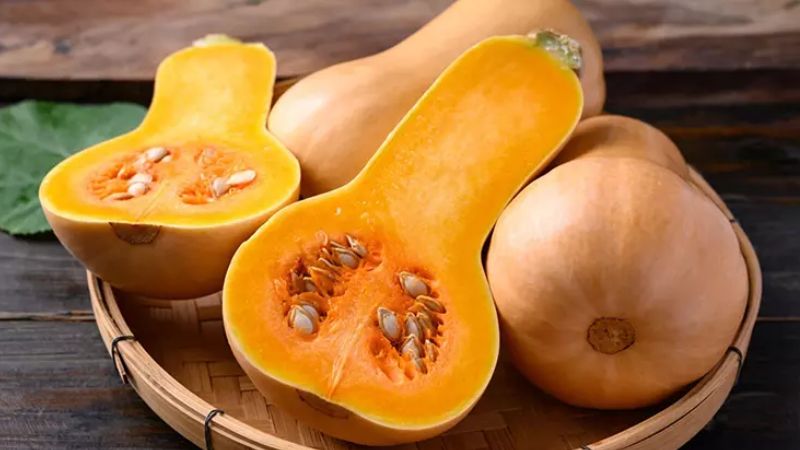 Cứ 100g bí đỏ nấu chín cung cấp 26mg canxi Cứ 100g bí đỏ nấu chín cung cấp 26mg canxi