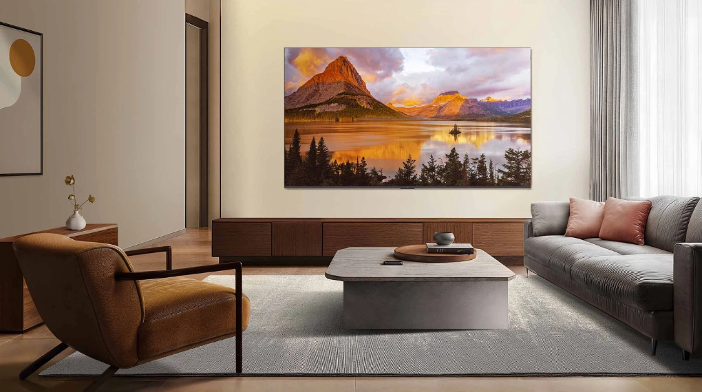 Google Tivi QLED TCL AI 4K 75 inch 75P7K sở hữu kích thước 75 inch phù hợp với khoảng cách ngồi xem tivi từ 3.2 - 4m