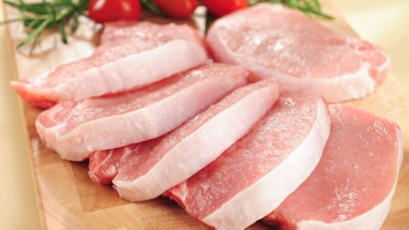 Thịt heo cung cấp lượng vitamin B1 nhiều hơn so với thịt bò