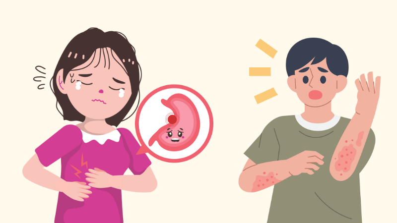 Rối loạn tiêu hóa và dị ứng là hai tác dụng phụ phổ biến khi dùng inulin