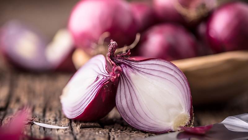 Hành tây đỏ có hàm lượng flavonoid cao nhất, bao gồm cả quercetin