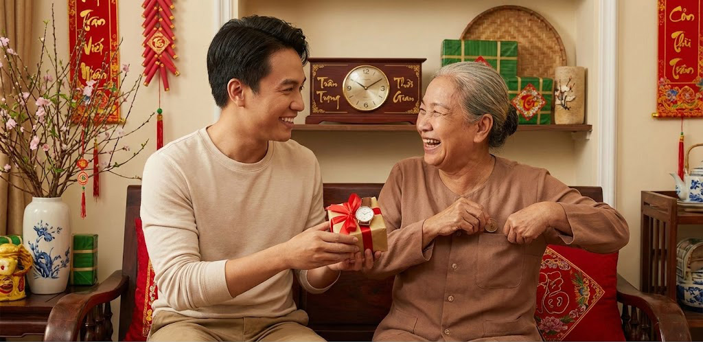 Trong văn hóa Việt, đồng hồ tượng trưng trân trọng thời gian, gửi gắm tình cảm bền lâu