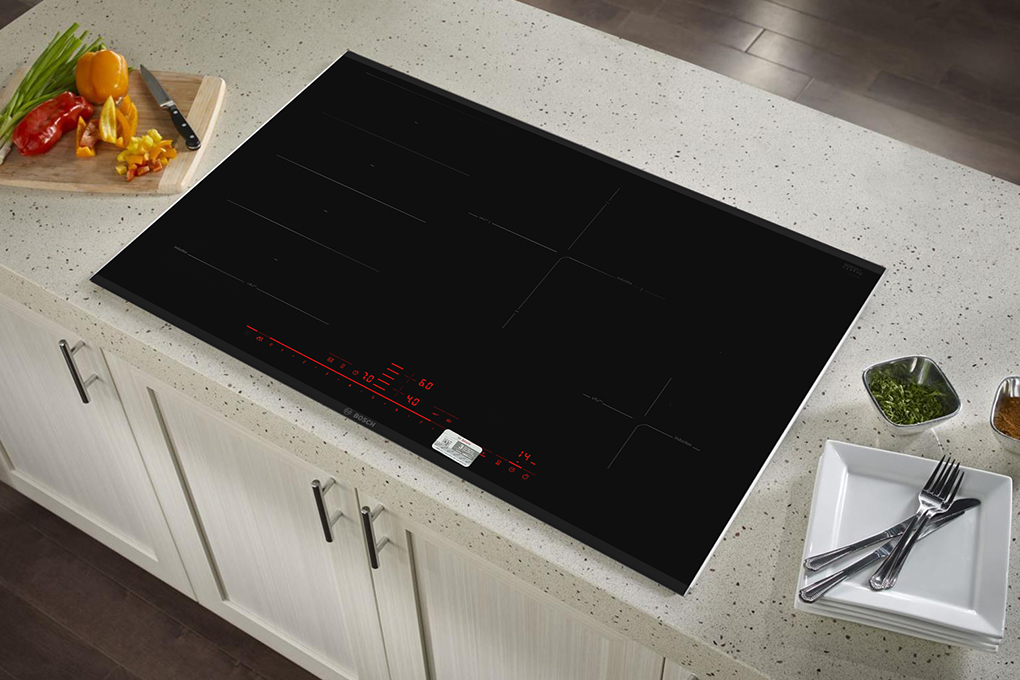 Bếp từ 4 vùng nấu lắp âm Bosch PXE875DC1E 