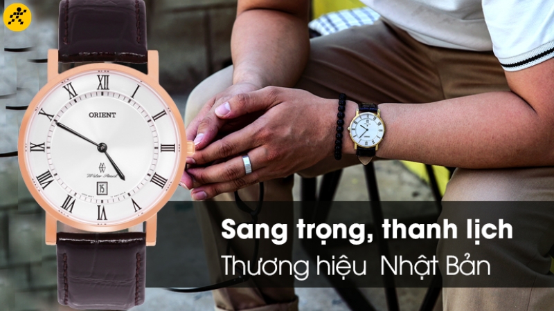 Đồng hồ ORIENT 37.9 mm Nam FGW0100FW0 Đồng hồ ORIENT 37.9 mm Nam FGW0100FW0