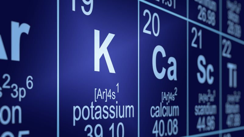 Kali là khoáng chất thiết yếu giúp cơ thể hoạt động bình thường